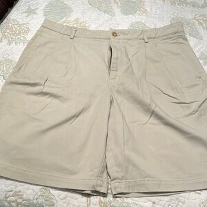 Lacoste Beige Pleated Shorts